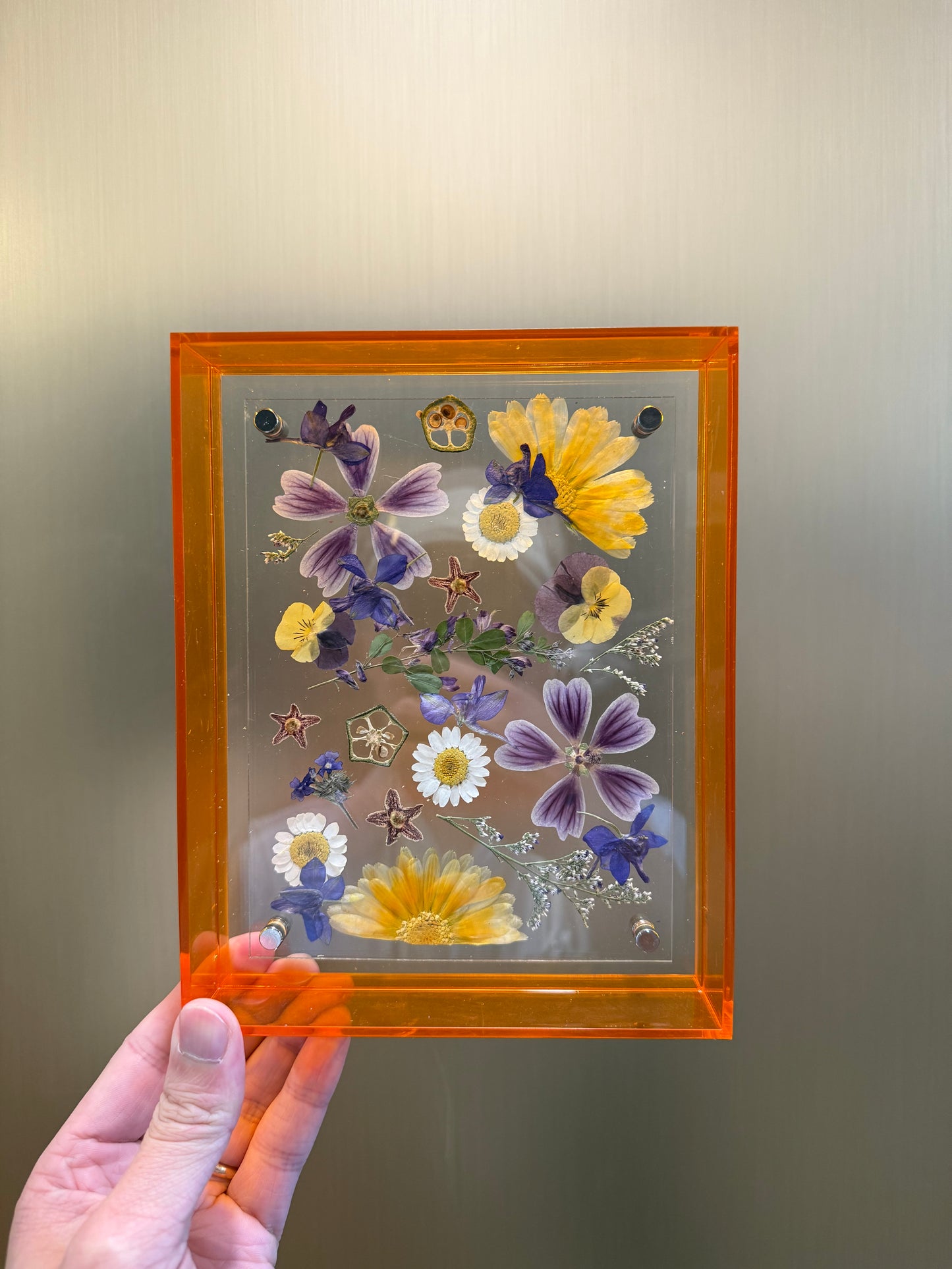 Frame floral work