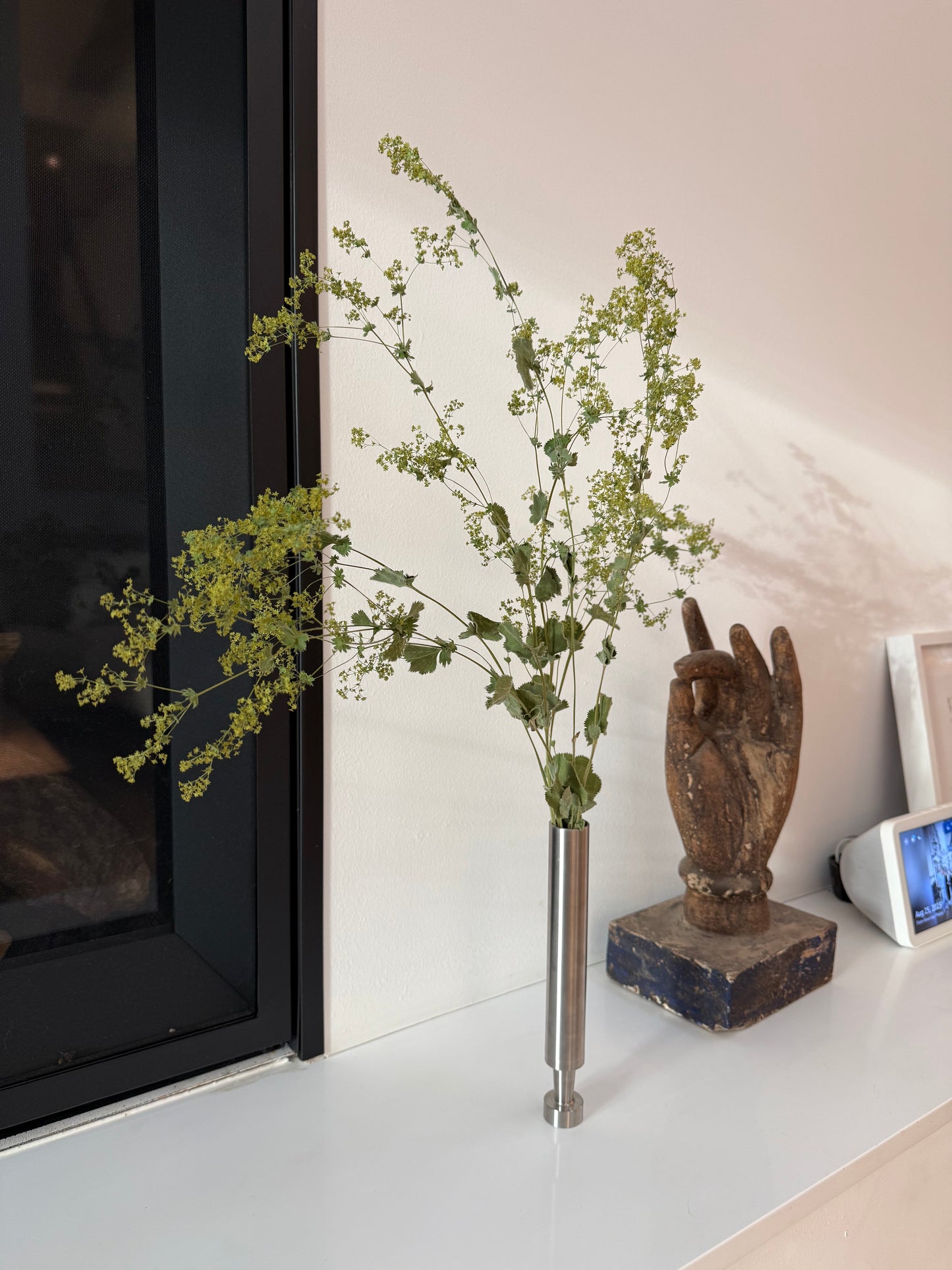 Handmade stainless steel vase