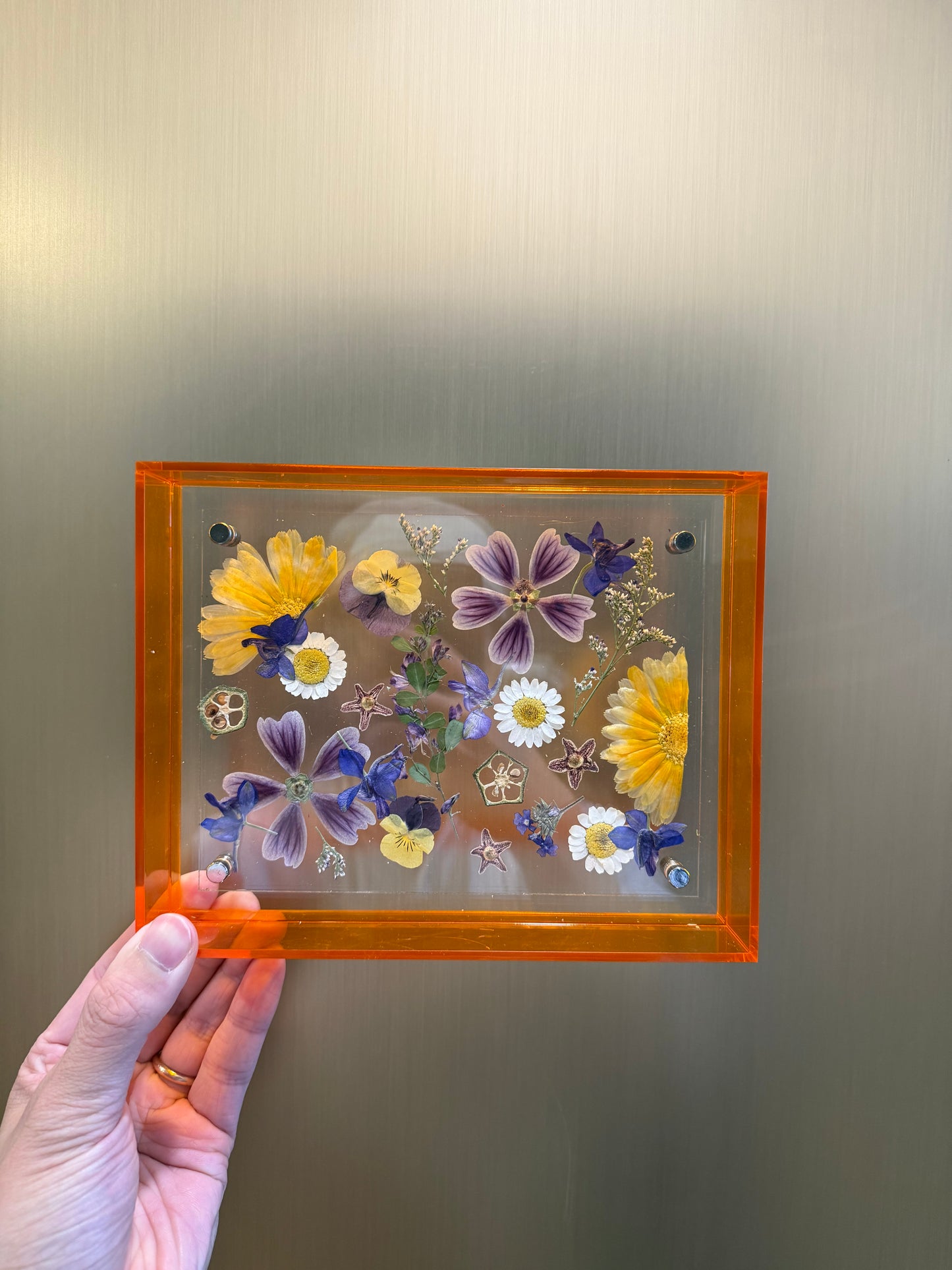 Frame floral work