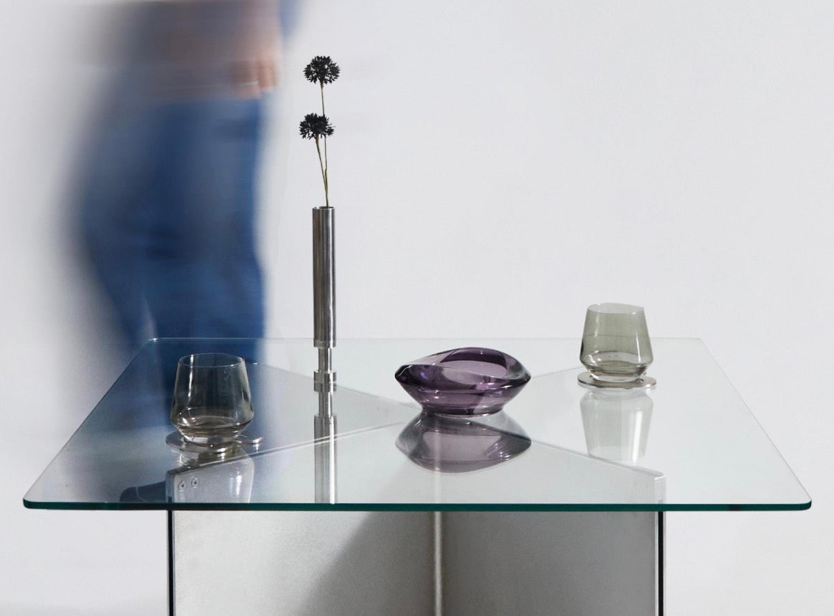 Handmade stainless steel vase