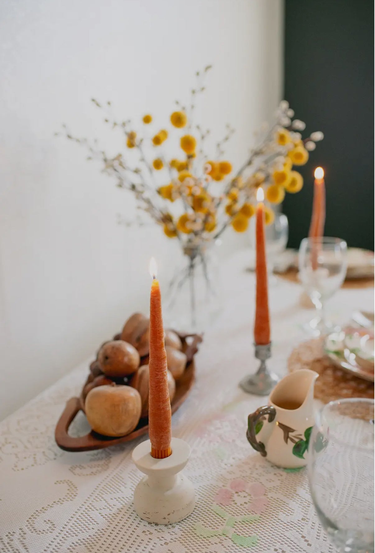 Carrot Candle sticks (a pair)