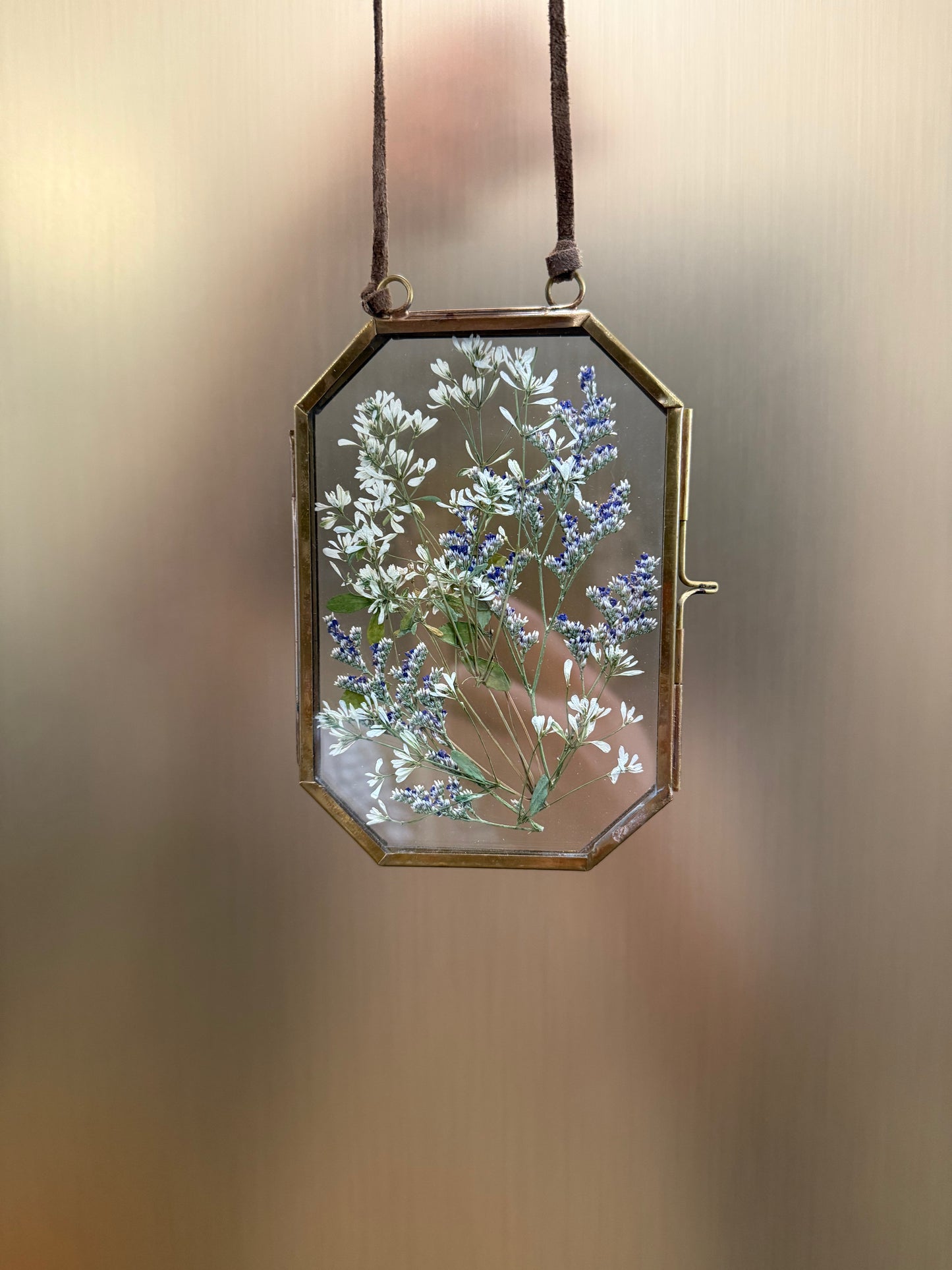Flowers in Bronze Frame