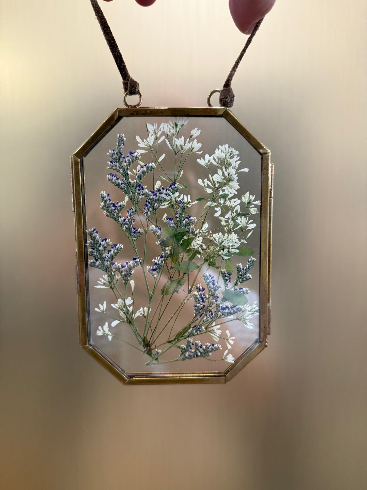 Flowers in Bronze Frame