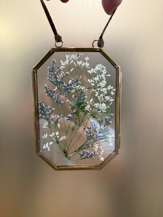Flowers in Bronze Frame