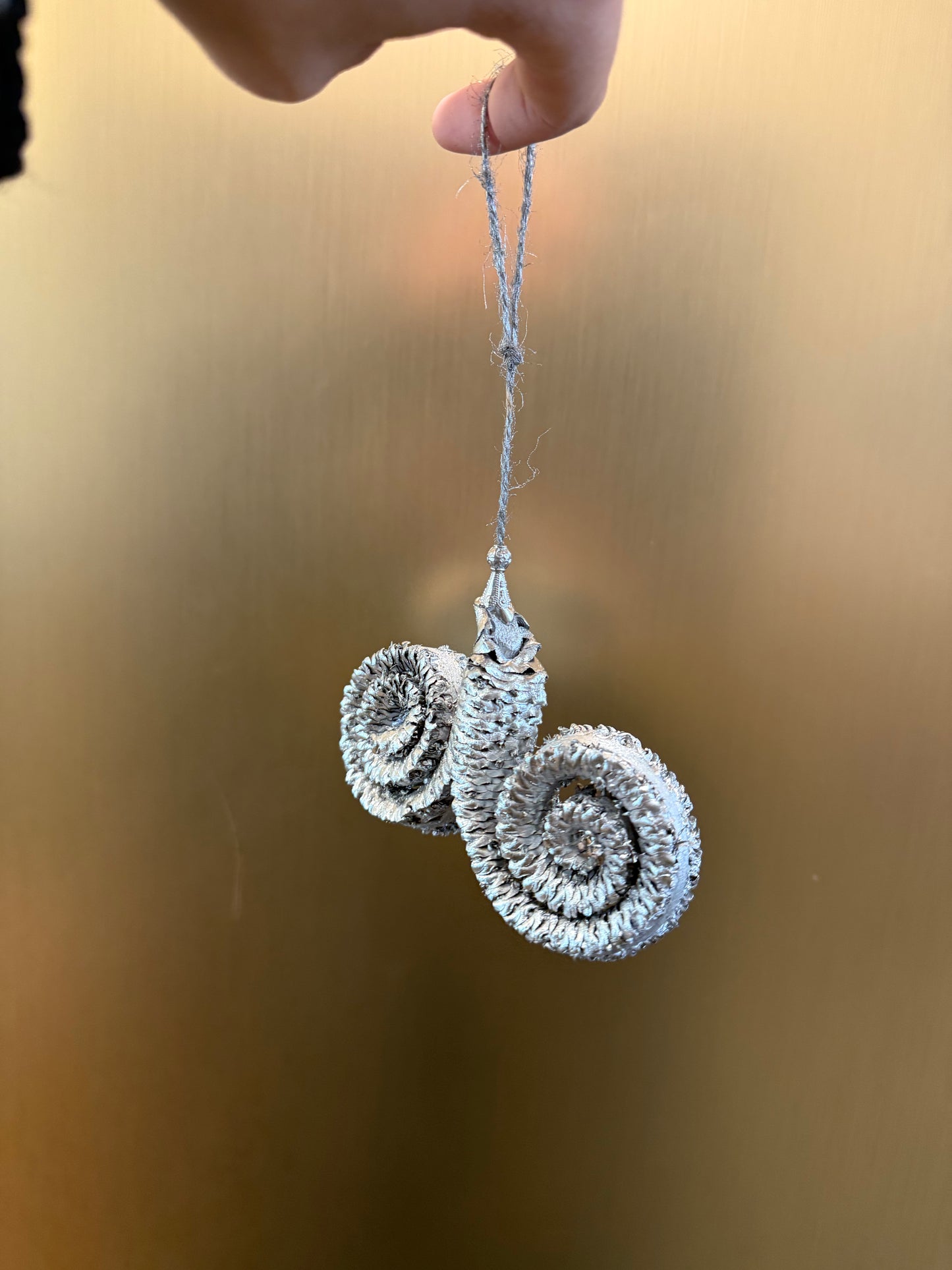 Christmas Ornament - Ram’s horn