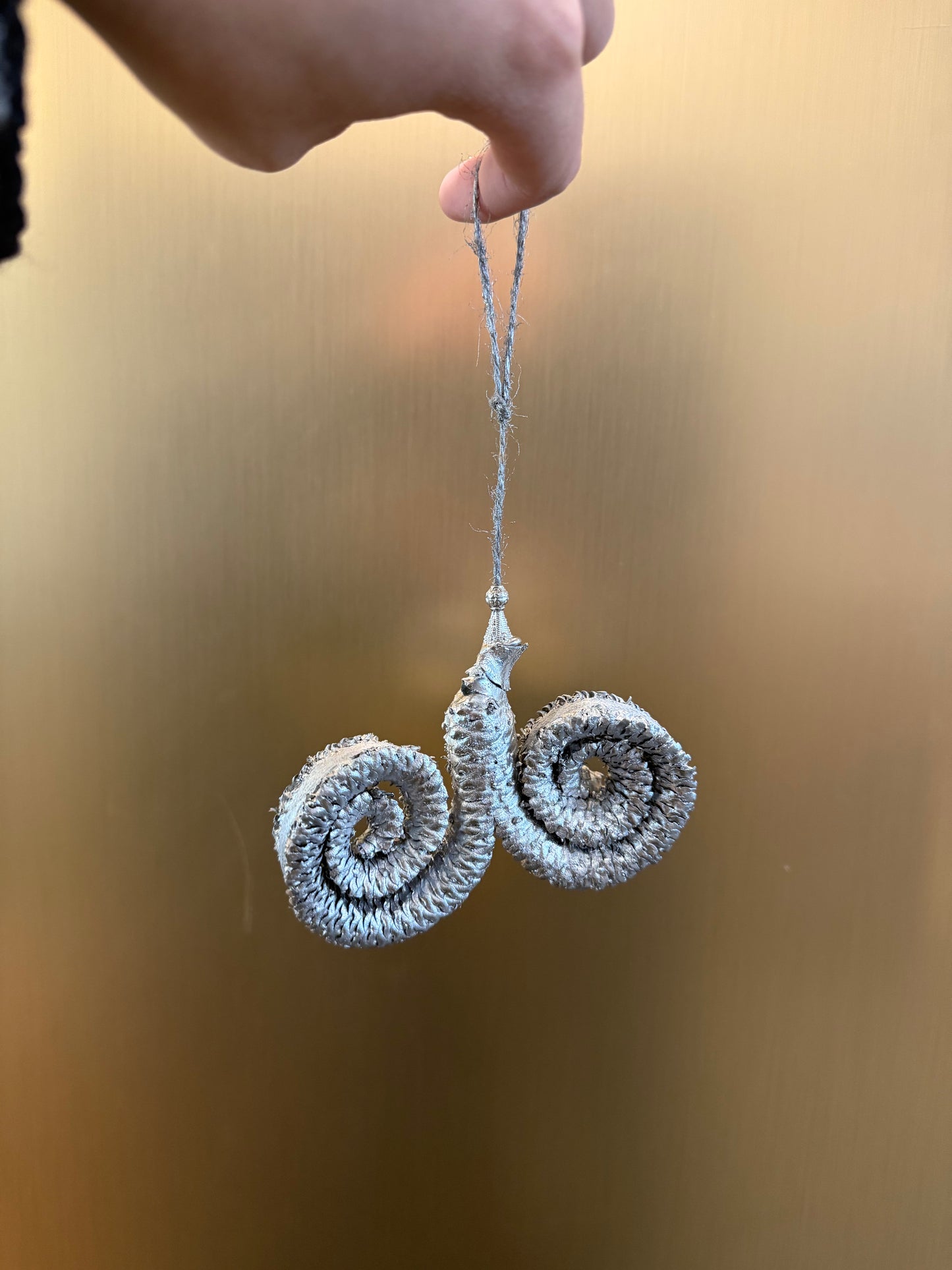 Christmas Ornament - Ram’s horn