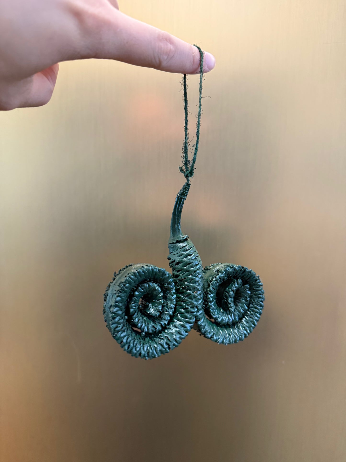 Christmas Ornament - Ram’s horn