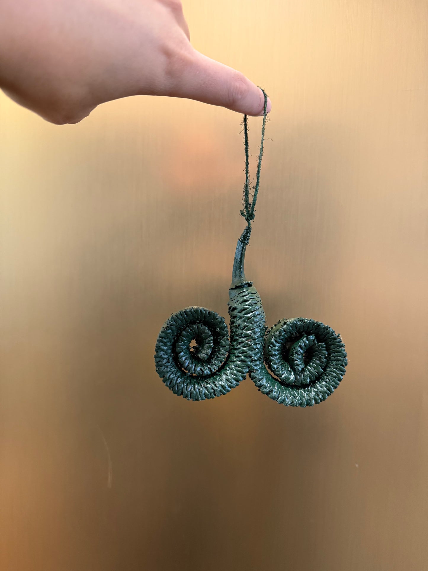 Christmas Ornament - Ram’s horn