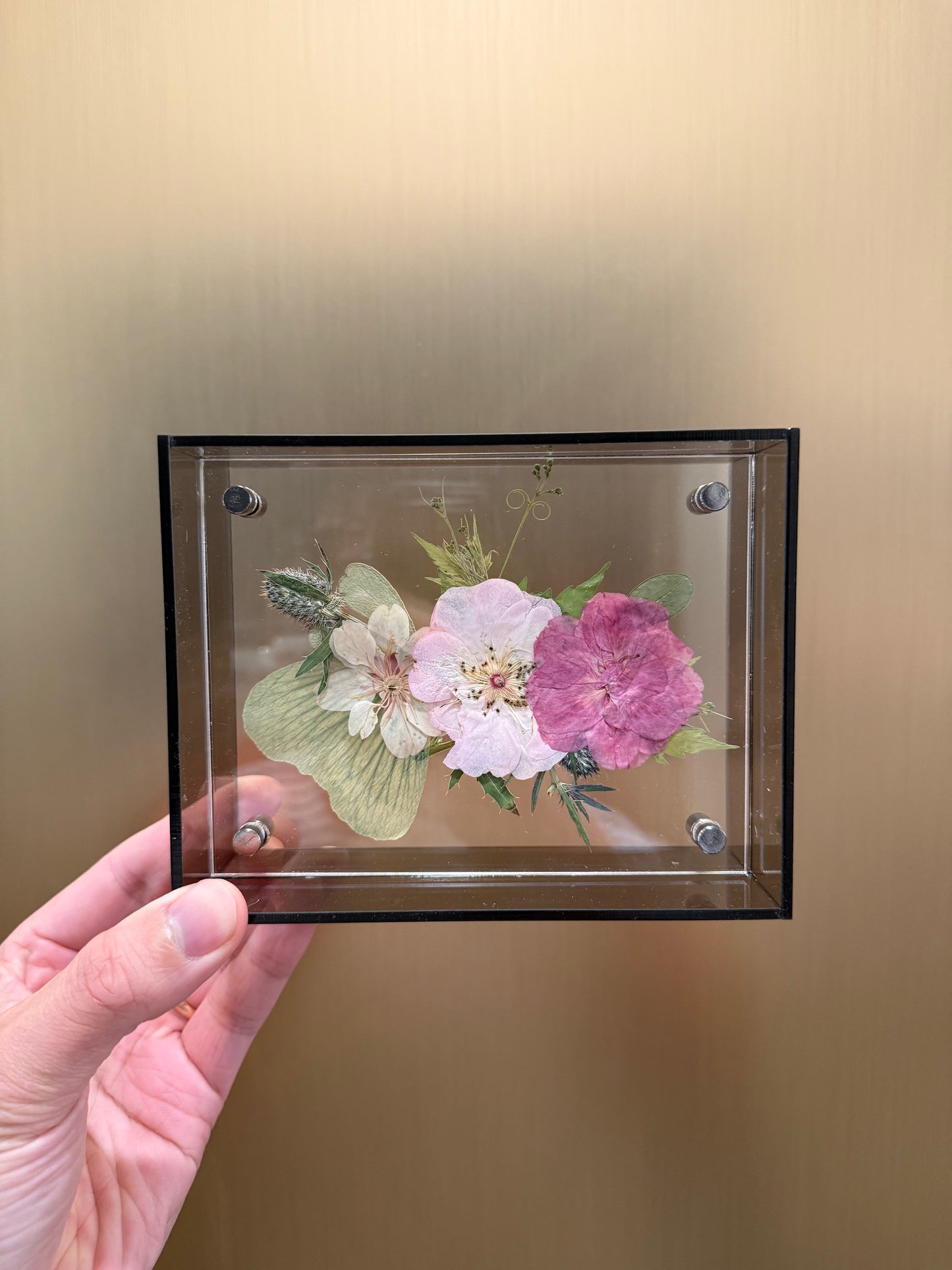Pressed flower frame